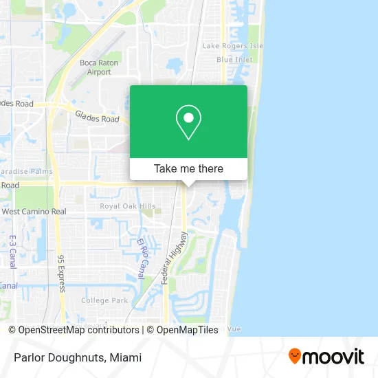 Parlor Doughnuts map