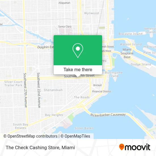 The Check Cashing Store map