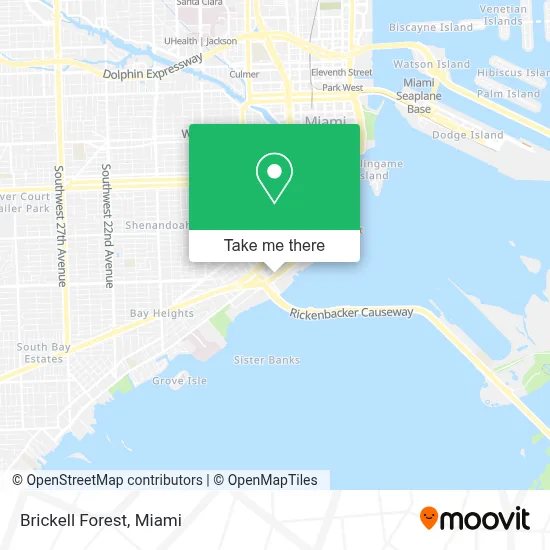 Brickell Forest map