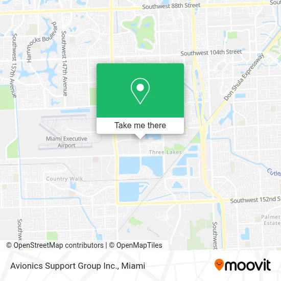 Avionics Support Group Inc. map