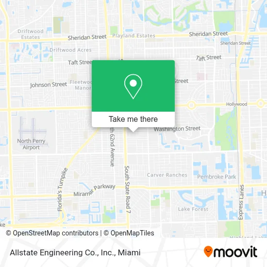Allstate Engineering Co., Inc. map