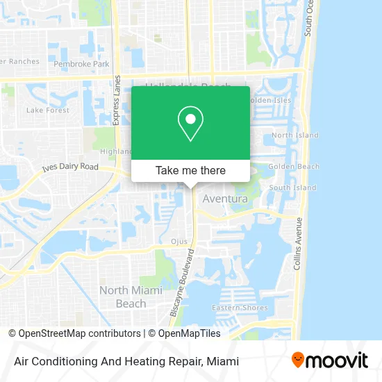 Air Conditioning And Heating Repair map