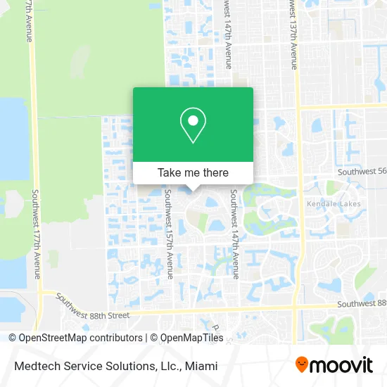 Medtech Service Solutions, Llc. map