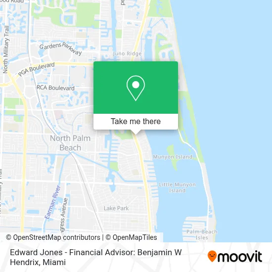 Edward Jones - Financial Advisor: Benjamin W Hendrix map