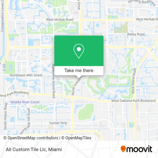 All Custom Tile Llc map