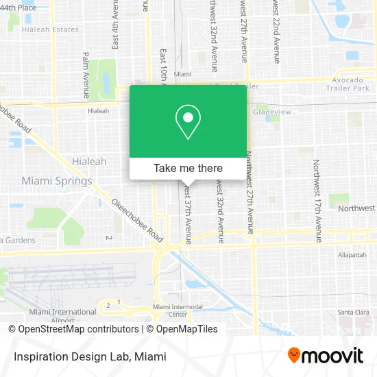 Inspiration Design Lab map