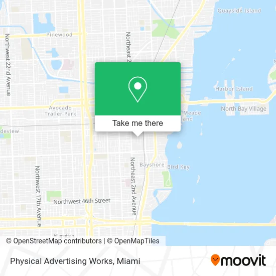 Physical Advertising Works map