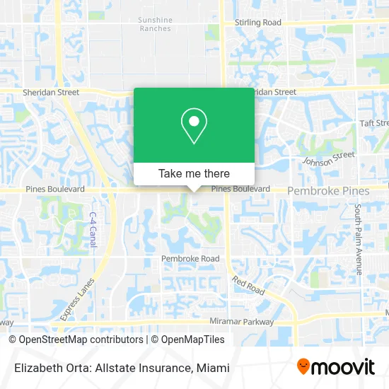 Elizabeth Orta: Allstate Insurance map