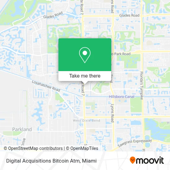 Digital Acquisitions Bitcoin Atm map