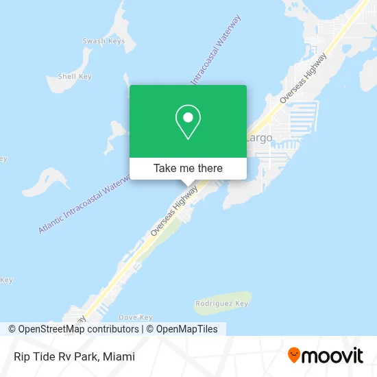 Rip Tide Rv Park map