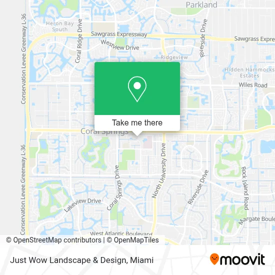 Just Wow Landscape & Design map