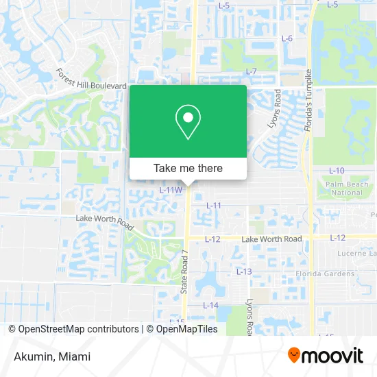 Akumin map