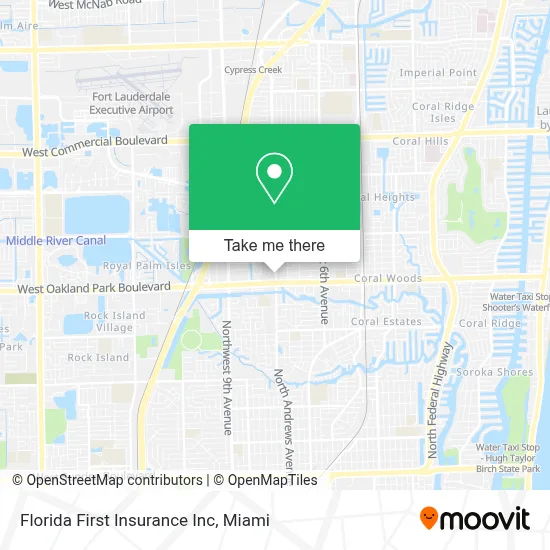 Florida First Insurance Inc map