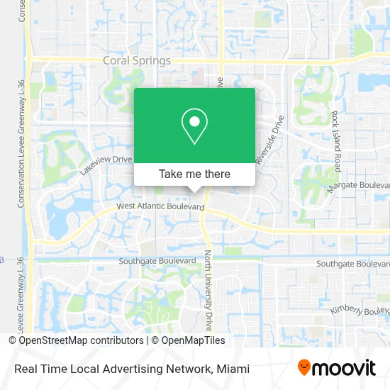 Real Time Local Advertising Network map