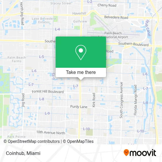 Coinhub map