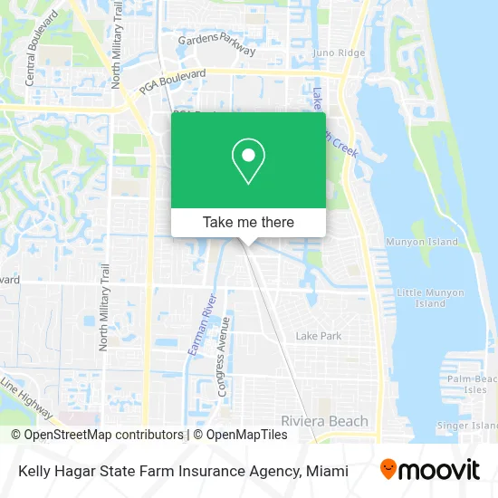 Kelly Hagar State Farm Insurance Agency map