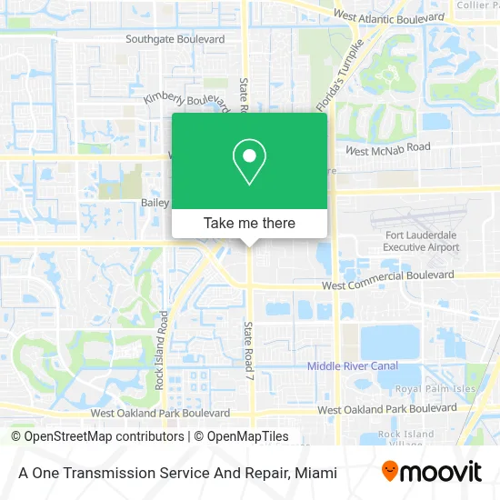 A One Transmission Service And Repair map