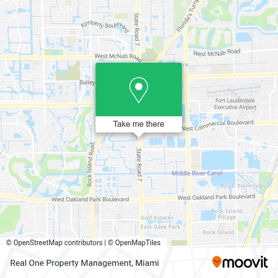 Real One Property Management map