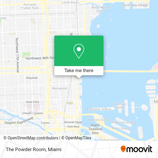 The Powder Room map