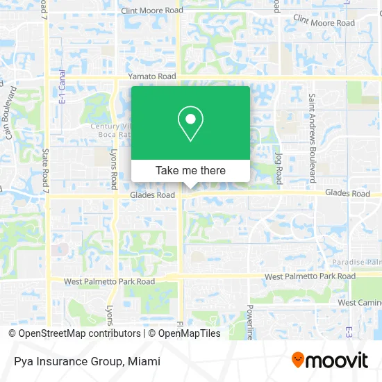 Pya Insurance Group map