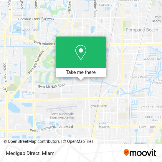 Medigap Direct map