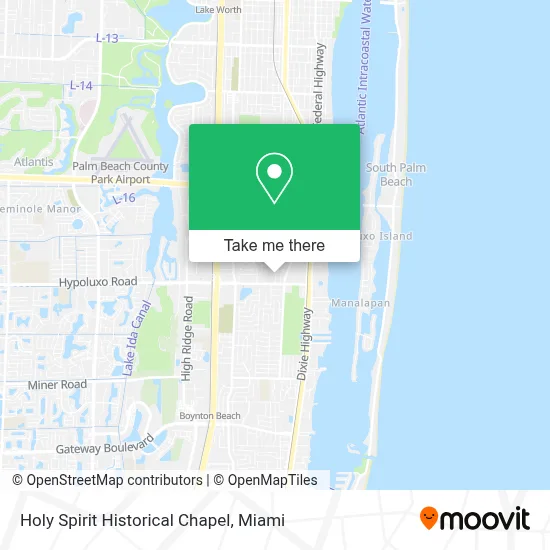Holy Spirit Historical Chapel map