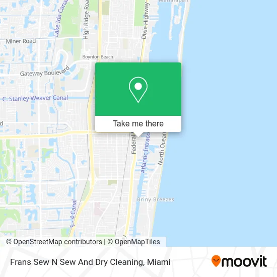 Frans Sew N Sew And Dry Cleaning map
