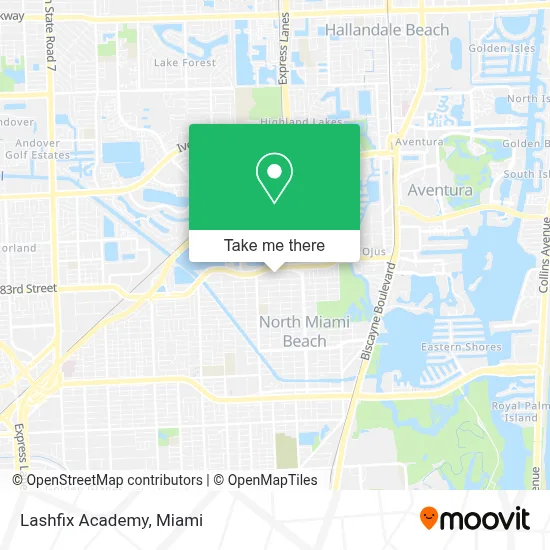 Lashfix Academy map