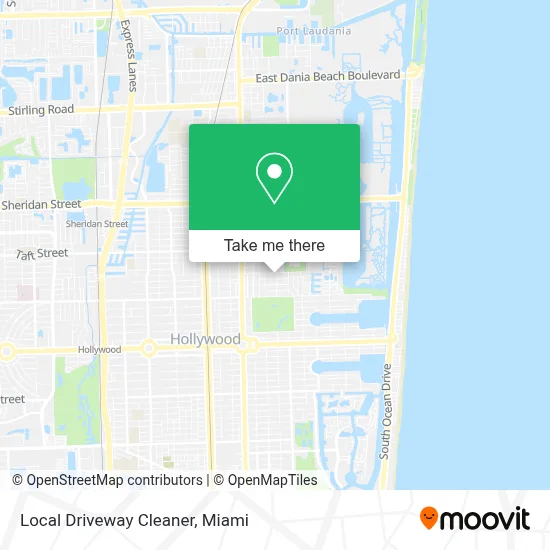 Local Driveway Cleaner map