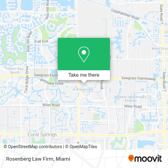 Rosenberg Law Firm map