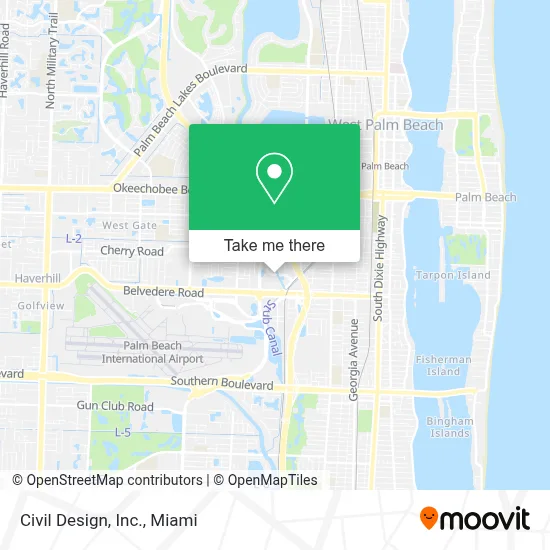 Civil Design, Inc. map