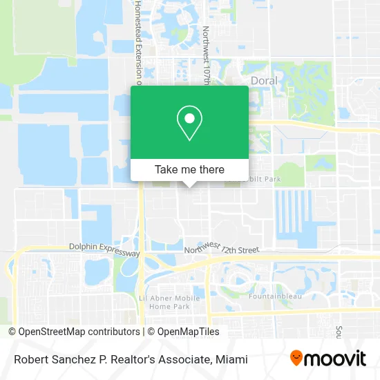 Robert Sanchez P. Realtor's Associate map