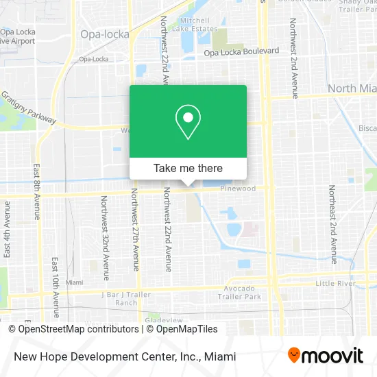 New Hope Development Center, Inc. map
