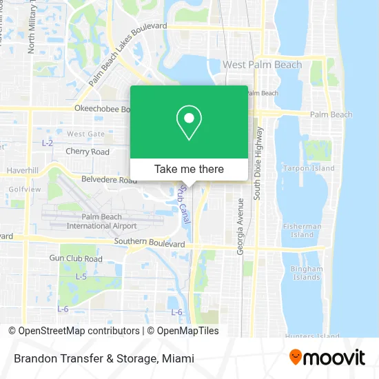 Brandon Transfer & Storage map