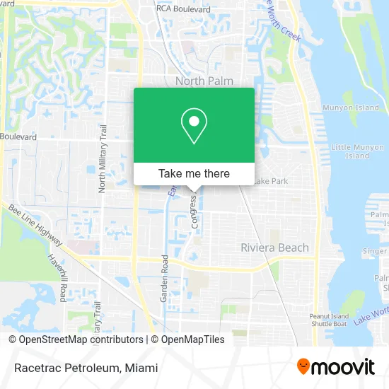Racetrac Petroleum map