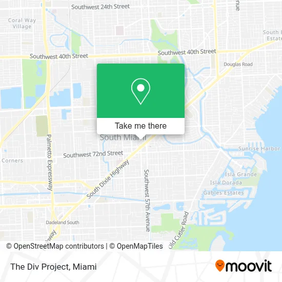 The Div Project map