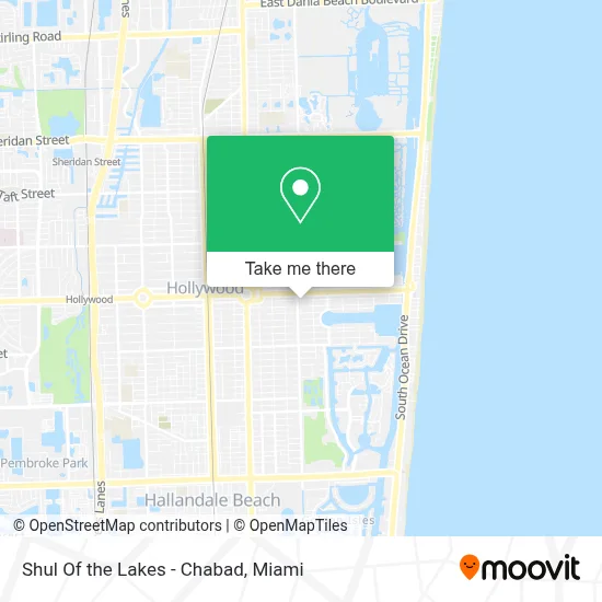 Shul Of the Lakes - Chabad map