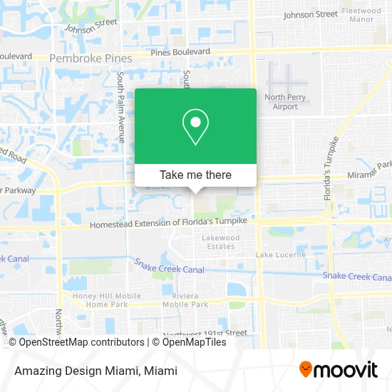 Amazing Design Miami map