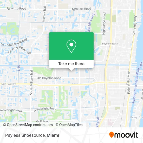 Payless Shoesource map