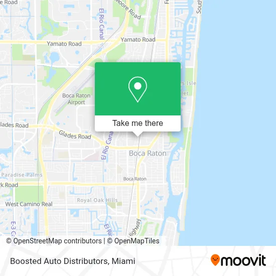 Boosted Auto Distributors map
