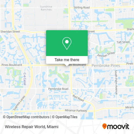Wireless Repair World map