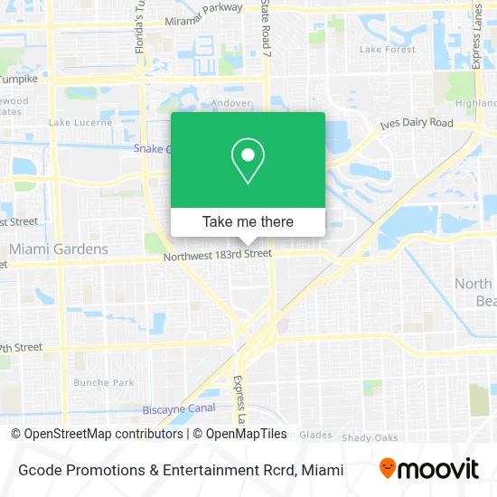 Gcode Promotions & Entertainment Rcrd map