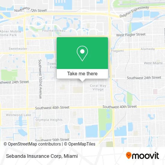 Sebanda Insurance Corp map