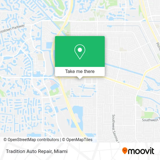 Tradition Auto Repair map