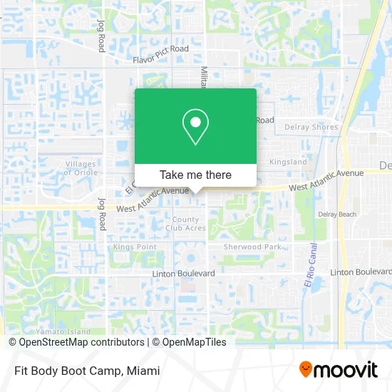Fit Body Boot Camp map
