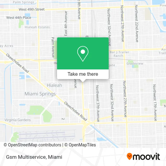 Gsm Multiservice map