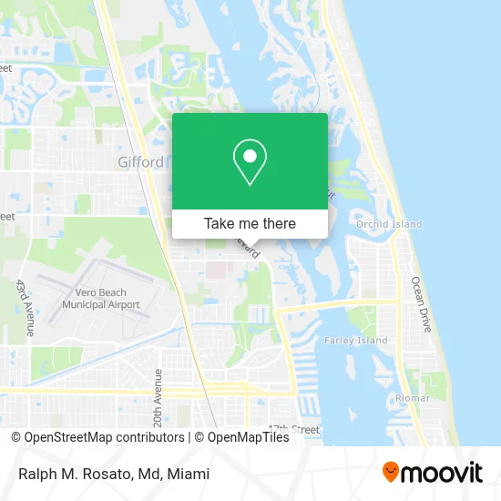 Ralph M. Rosato, Md map