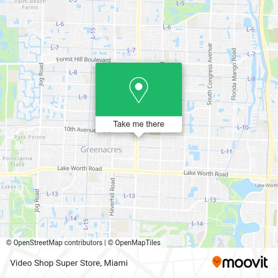 Video Shop Super Store map