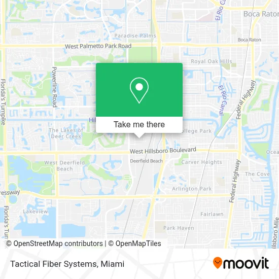 Tactical Fiber Systems map