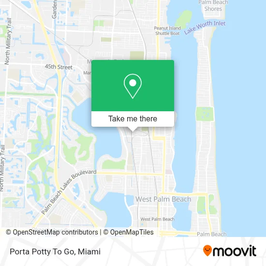 Porta Potty To Go map